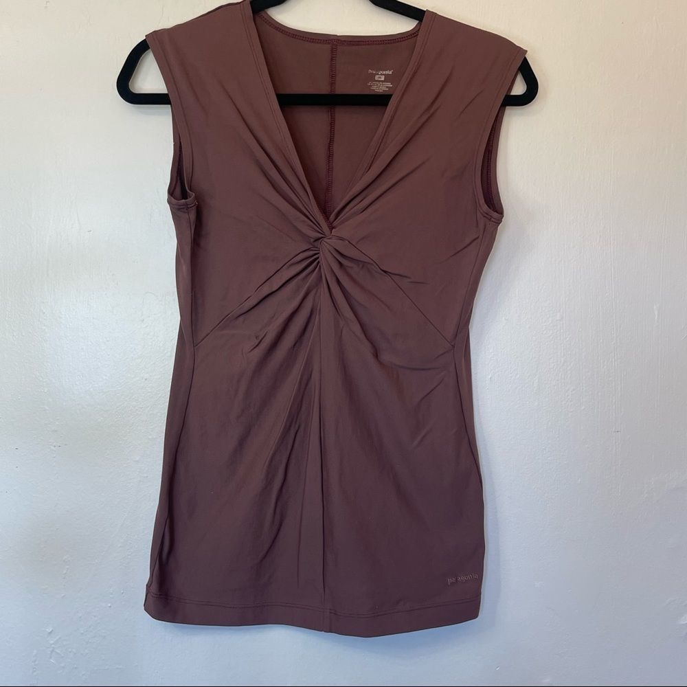Patagonia Bandha Top Crisscross Workout Comfy Yoga Shirt Used Condition